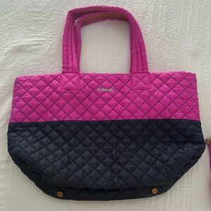 MZ Wallace Medium Metro Pink & Blue Tote